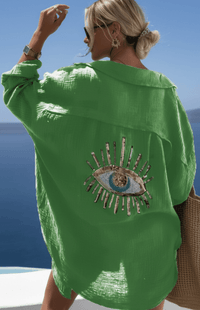 LYRIELLE – Elegant Beaded Casual Shirt