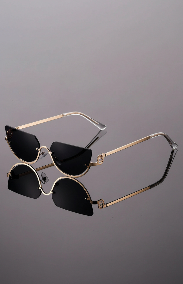 ZOÉVA – Cat Eye Sunglasses with UV400 Protection & Lightweight Metal Frames