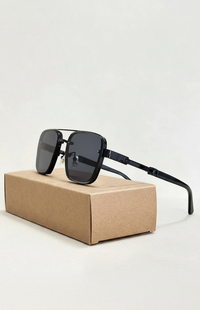 SKYDOM – Classic Aviator Sunglasses with UV400 Protection and Metal Frame