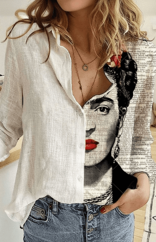 VIRELLE – Relaxed Fit Floral Blouse