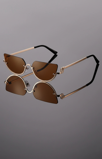 ZOÉVA – Cat Eye Sunglasses with UV400 Protection & Lightweight Metal Frames