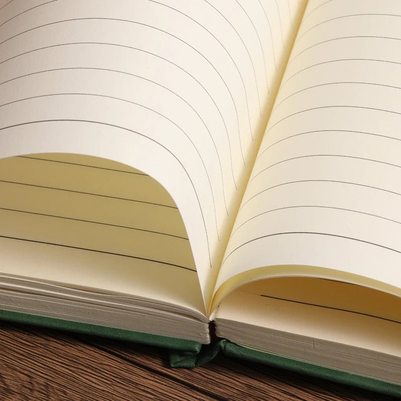 A5 Leather Notebook - 200 Pages with Personalized Cover & Bookmark 2