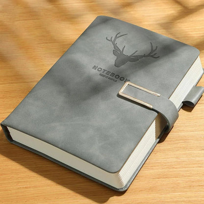 A5 Leather Notebook - 200 Pages with Personalized Cover & Bookmark 6