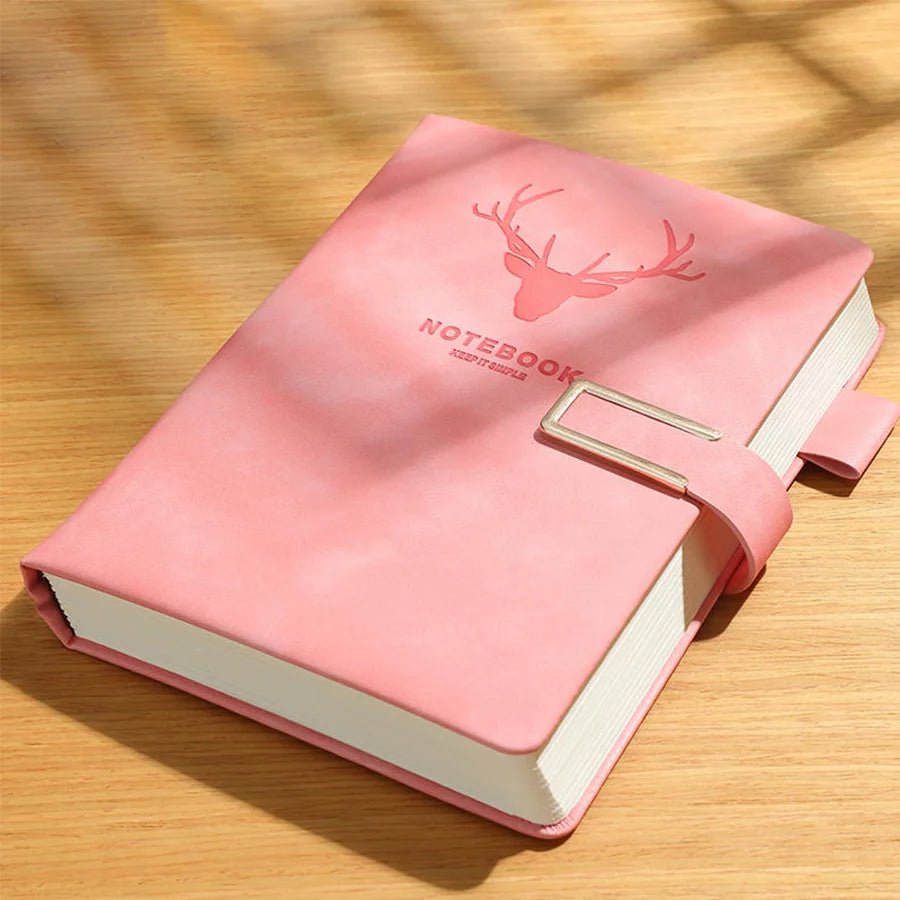 A5 Leather Notebook - 200 Pages with Personalized Cover & Bookmark 9