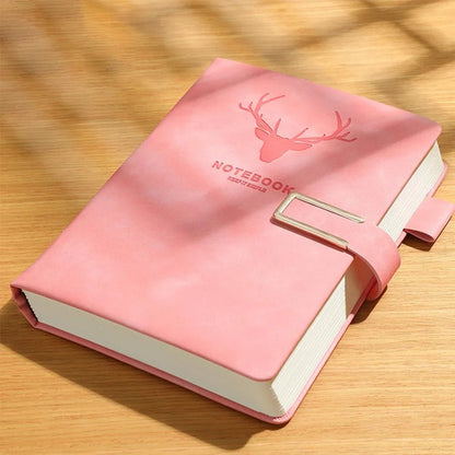 A5 Leather Notebook - 200 Pages with Personalized Cover & Bookmark 9