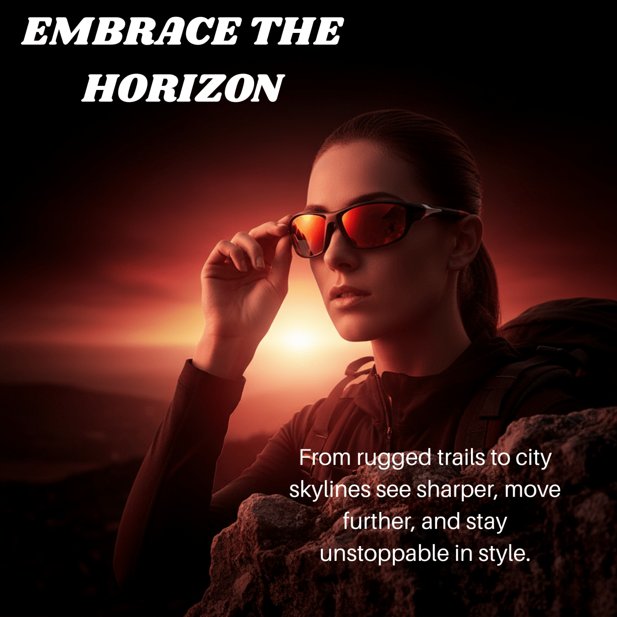 AEROVISTA – Polarized sports sunglasses with UV400 protection 3