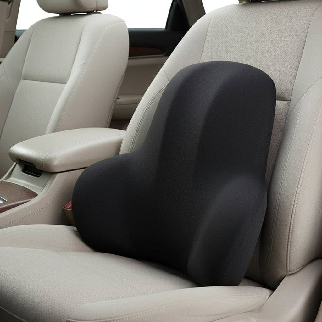 AUTOERGON – Memory Foam Car Neck & Lumbar Support for Ergonomic Seating Comfort 1