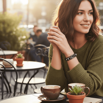 AXECHORD – Guitar Leather Bracelet with Vintage-Inspired Design 3
