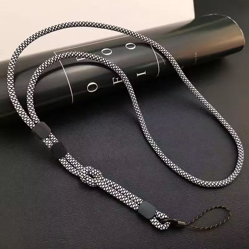 Adjustable 2-in-1 Lanyard for Mobile Phones & Speakers - Anti-Lost Feature, Durable Hand-Woven Design 0
