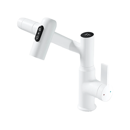 Adjustable 360° Kitchen Faucet with Temperature Display for Modern Homes 5