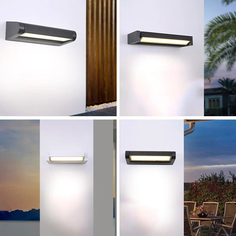 Adjustable Angle LED Wall Lamp - Waterproof Aluminum Outdoor Lighting Fixture 3