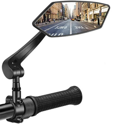 Adjustable Bike Rear View Mirror - 4.5-Inch Wide Lens with 360° Rotation 6