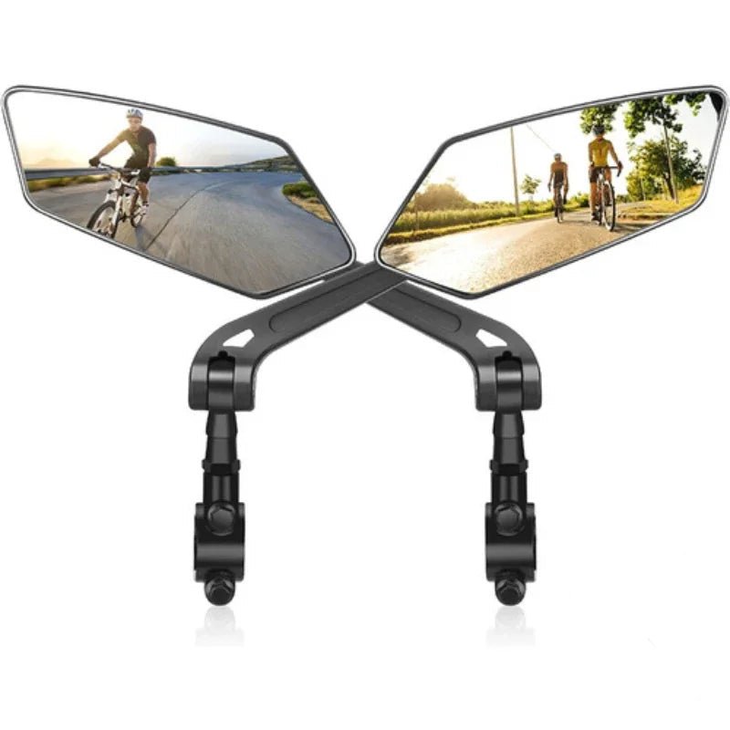 Adjustable Bike Rear View Mirror - 4.5-Inch Wide Lens with 360° Rotation 8