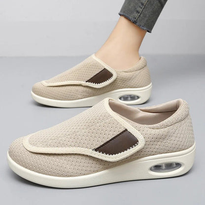 Adjustable Diabetic Walking Shoes for Wide Feet - Orthopedic Comfort Fit 1