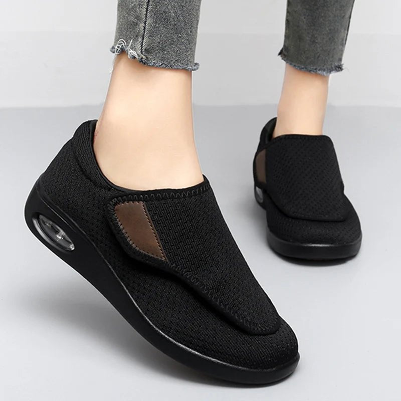 Adjustable Diabetic Walking Shoes for Wide Feet - Orthopedic Comfort Fit 2