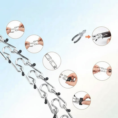 Adjustable Dog Prong Collar with Stainless Steel Links for Gentle Training 5