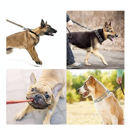 Adjustable Dog Prong Collar with Stainless Steel Links for Gentle Training 6