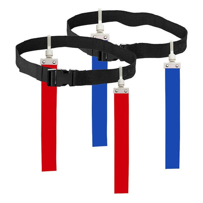 Adjustable Football Training Belt with Colorful Tags for Team Identification 1