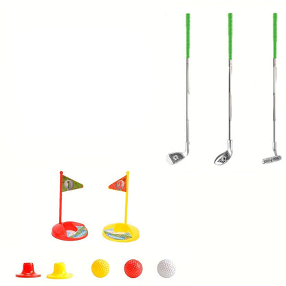 Adjustable Kids Golf Set - Telescopic Clubs, 3 Balls, 2 Goals for Ages 3-8 6