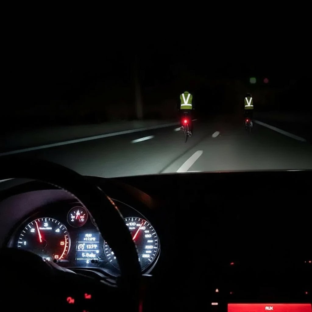 Adjustable LED Reflective Running Vest for Runners - 3 Light Modes, High Visibility Safety 4