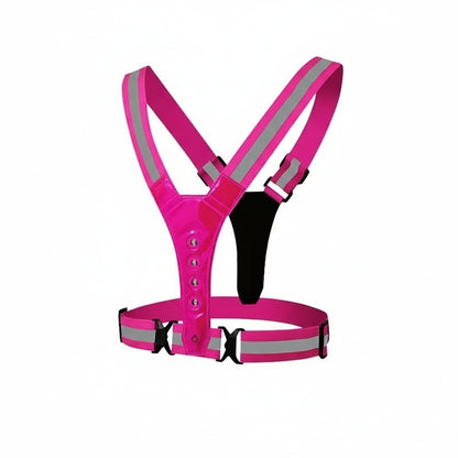 Adjustable LED Reflective Running Vest for Runners - 3 Light Modes for Night Safety 7