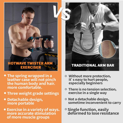 FLEXISTICK – Adjustable Training Stick with Customizable Resistance for Arm and Chest Strength