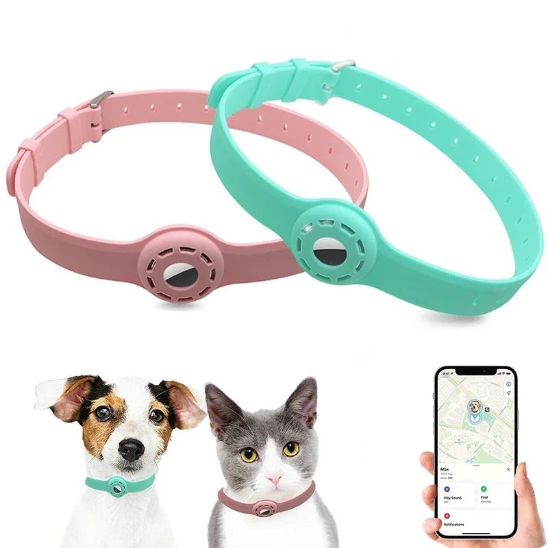 Adjustable Silicone Pet Collar for Apple Airtag - Comfortable & Lightweight Design 0