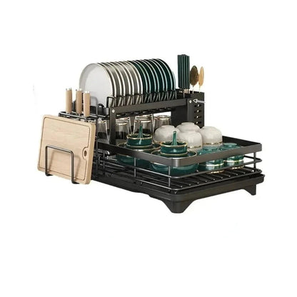 Adjustable Stainless Steel Dish Drying Rack – Compact, Foldable & Rust-Resistant 5