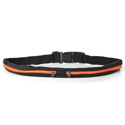 Adjustable Waterproof Running Waist Pack - Durable Fanny Bag with Double Pockets 10