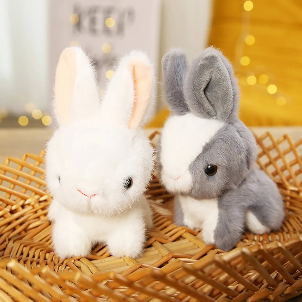 Adorable Plush Bunny Doll - 14cm Soft Plush Toy for Kids, Cuddly Stuffed Animal 0