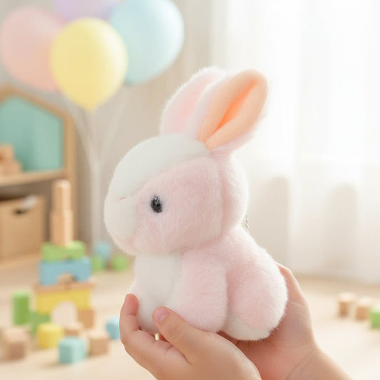 Adorable Plush Bunny Doll - 14cm Soft Plush Toy for Kids, Cuddly Stuffed Animal 6