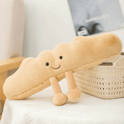 Adorable Pretzel Croissant Plush Toy - Soft Stuffed Animal for Kids & Adults 0