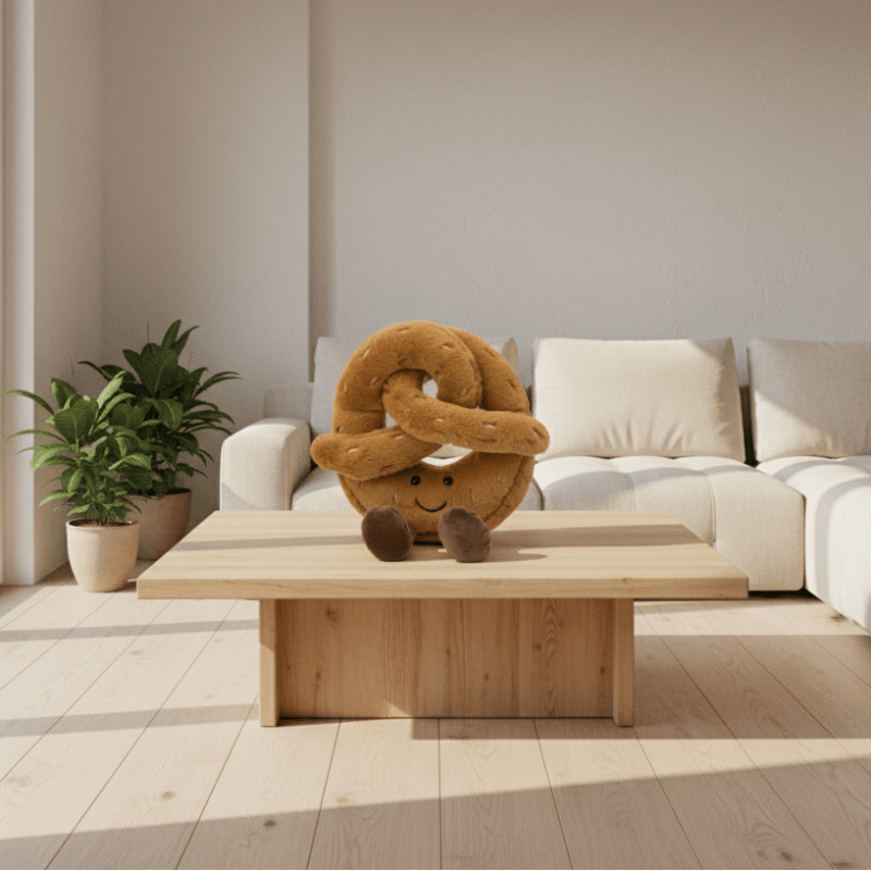 PRETZELPALS – Soft Pretzel Croissant Plush Toy for Kids & Adults