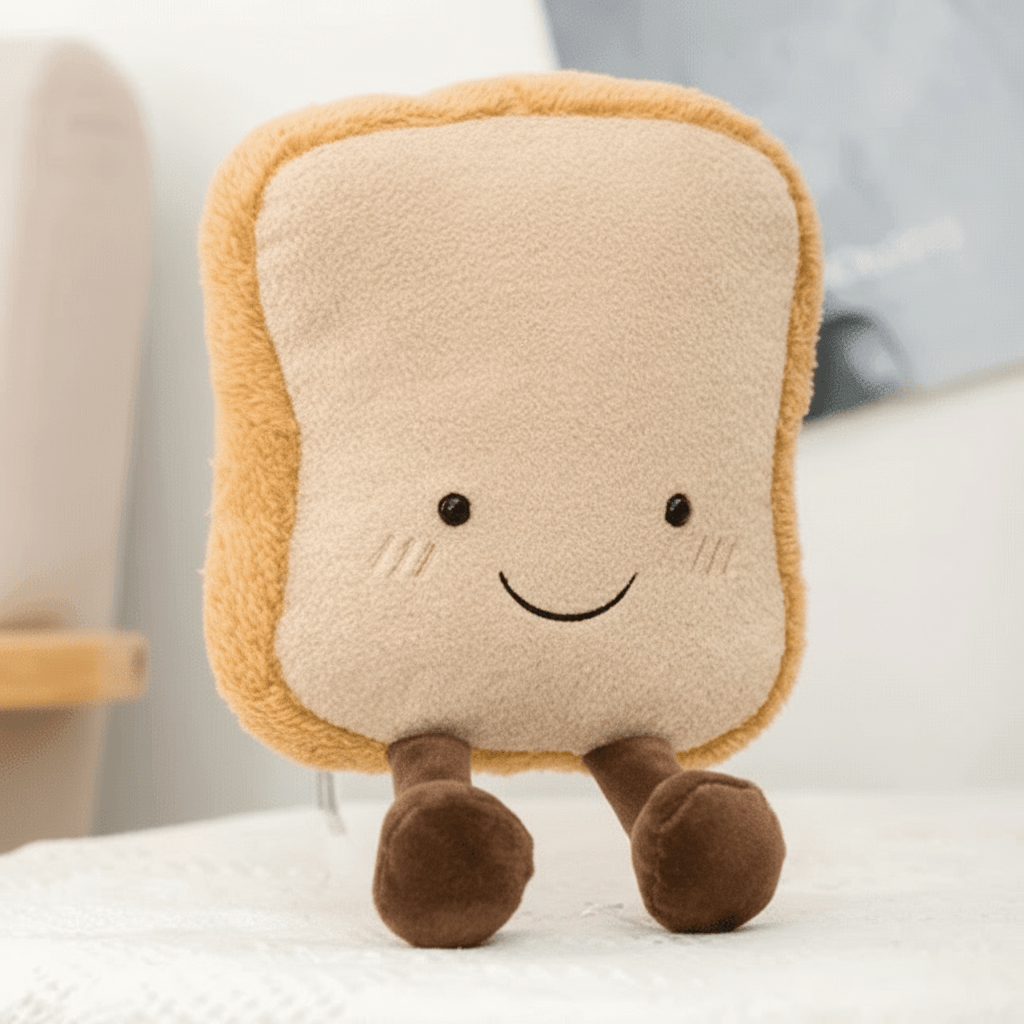 Adorable Pretzel Croissant Plush Toy - Soft Stuffed Animal for Kids & Adults 4