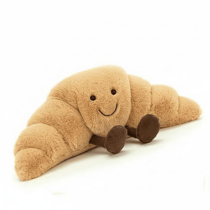Adorable Pretzel Croissant Plush Toy - Soft Stuffed Animal for Kids & Adults 5