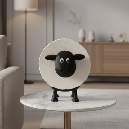 Adorable Sheep Toilet Paper Holder - Unique Space-Saving Bathroom Decor 4