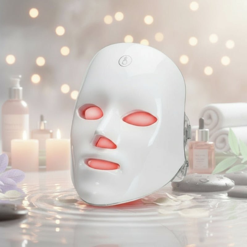 Advanced LED Face Mask - 7-in-1 Red Light Therapy for Skincare & Anti-Aging 0