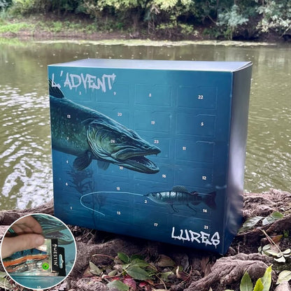 Lurevent Advent Calendar 2025 – 24 Unique Lures & Mounting Tool