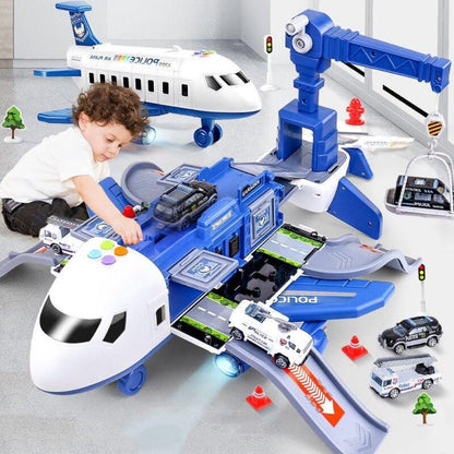 Adventure Airplane & Vehicle Play Set for Kids – Durable Toy Planes & Cars | Imaginative Educational Play for Toddlers & Children 0