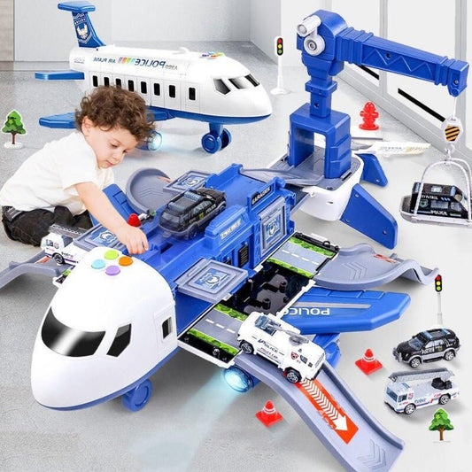 Adventure Airplane & Vehicle Play Set for Kids – Durable Toy Planes & Cars | Imaginative Educational Play for Toddlers & Children 0