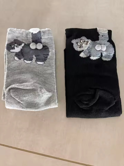 PURRSOX – Cozy Cat-Themed Mid Tube Socks, Soft, Breathable, Unisex for All-Day Comfort