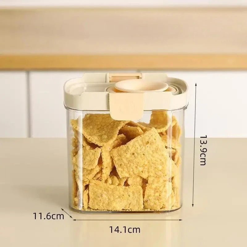 FRESHLOCK – Airtight Storage Jars Set for Whole Grains, Spices & Pantry Organization