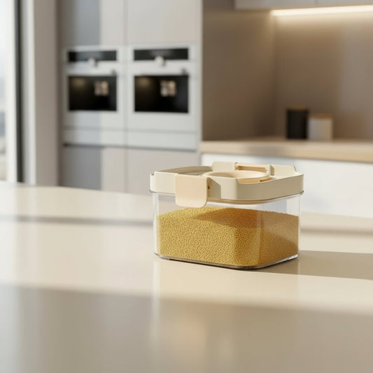 FRESHLOCK – Airtight Storage Jars Set for Whole Grains, Spices & Pantry Organization