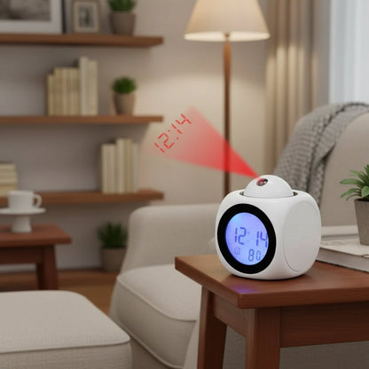 AlarmBeam - Projection Alarm Clock with Dual Alarm and Temperature Display 0