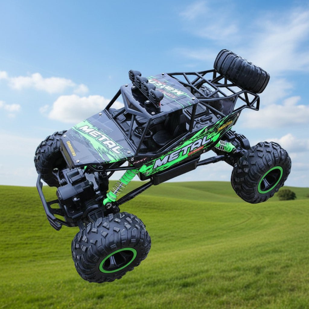 All-Terrain 4x4 Remote Control Monster Truck with LED Headlights - Fast & Durable RC Truck for Kids and Adults 1