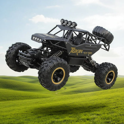 All-Terrain 4x4 Remote Control Monster Truck with LED Headlights - Fast & Durable RC Truck for Kids and Adults 3