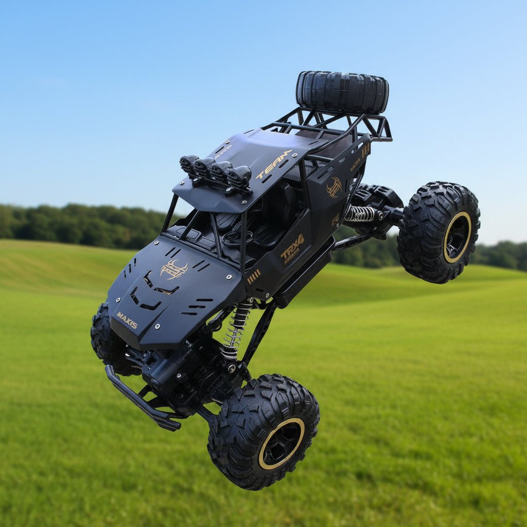 All-Terrain 4x4 Remote Control Monster Truck with LED Headlights - Fast & Durable RC Truck for Kids and Adults 6