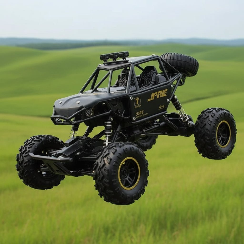 All-Terrain 4x4 Remote Control Monster Truck with LED Headlights - Fast & Durable RC Truck for Kids and Adults 7