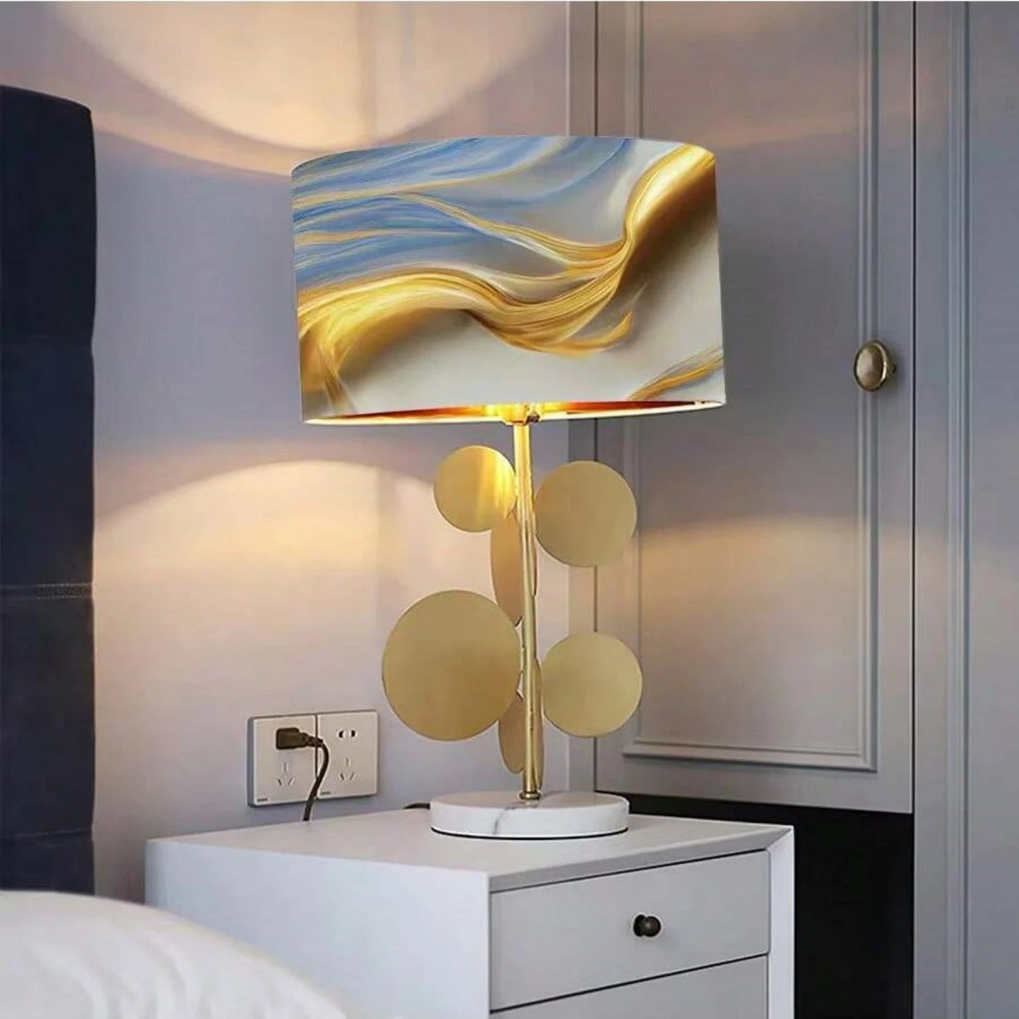 Aluminum Foil Marble Decor Stickers - Self-Adhesive Waterproof Wallpaper for Cabinets & Countertops 3