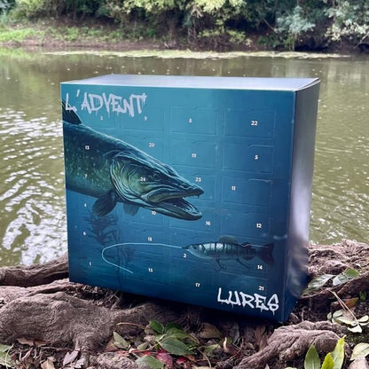 AngleVent – 24-Day Christmas Countdown for Anglers with Tackle Set